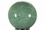Chatoyant, Polished Amazonite Sphere - Madagascar #229768-1